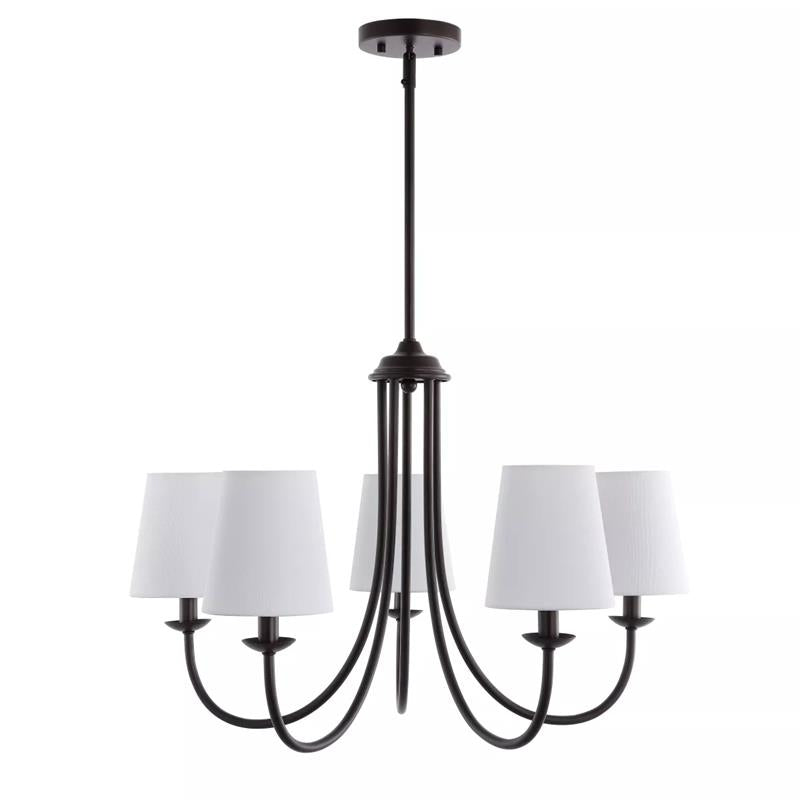 Trill Vintage Industrie Messing Stoff Kronleuchter-Letslighting