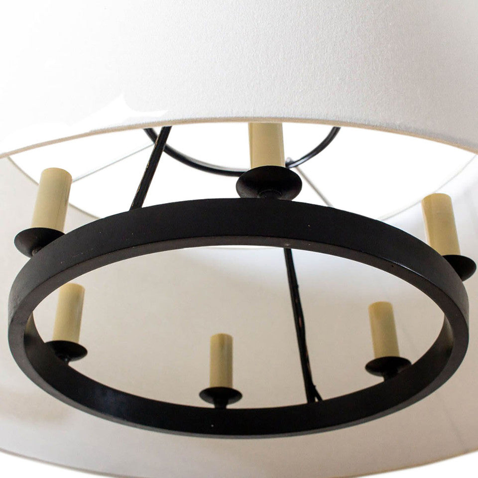 Wink Messing Stoff Pendelleuchte-Letslighting
