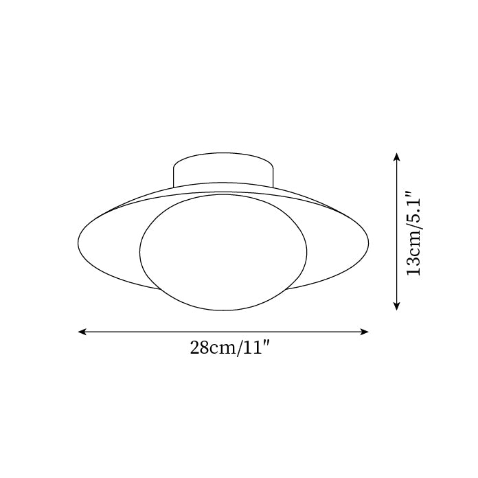 Verdora Green Flush Mount Ceiling Light - Letslighting