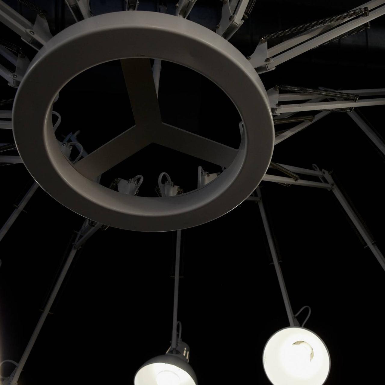Lustra Kronleuchter Schwarz Verstellbar Multi Arm-Letslighting