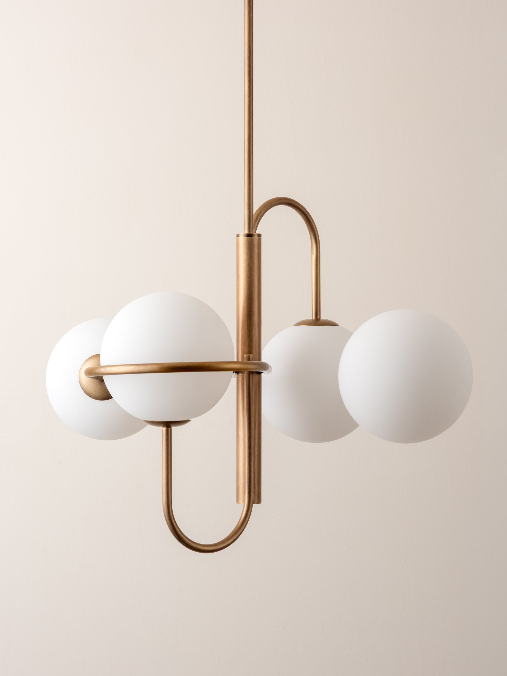 Dawn Eleganter Messing-Glas-Kronleuchter-Letslighting
