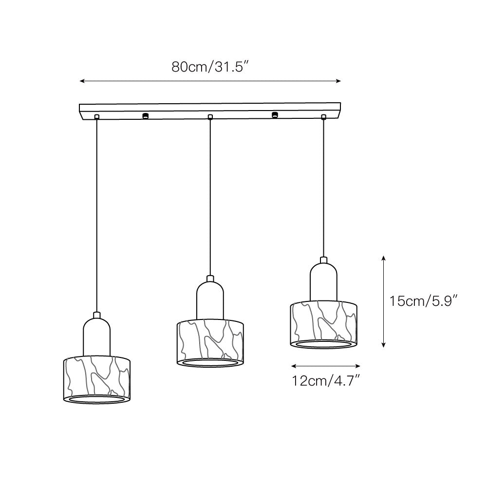 Flair Marmor Pendelleuchte-Letslighting