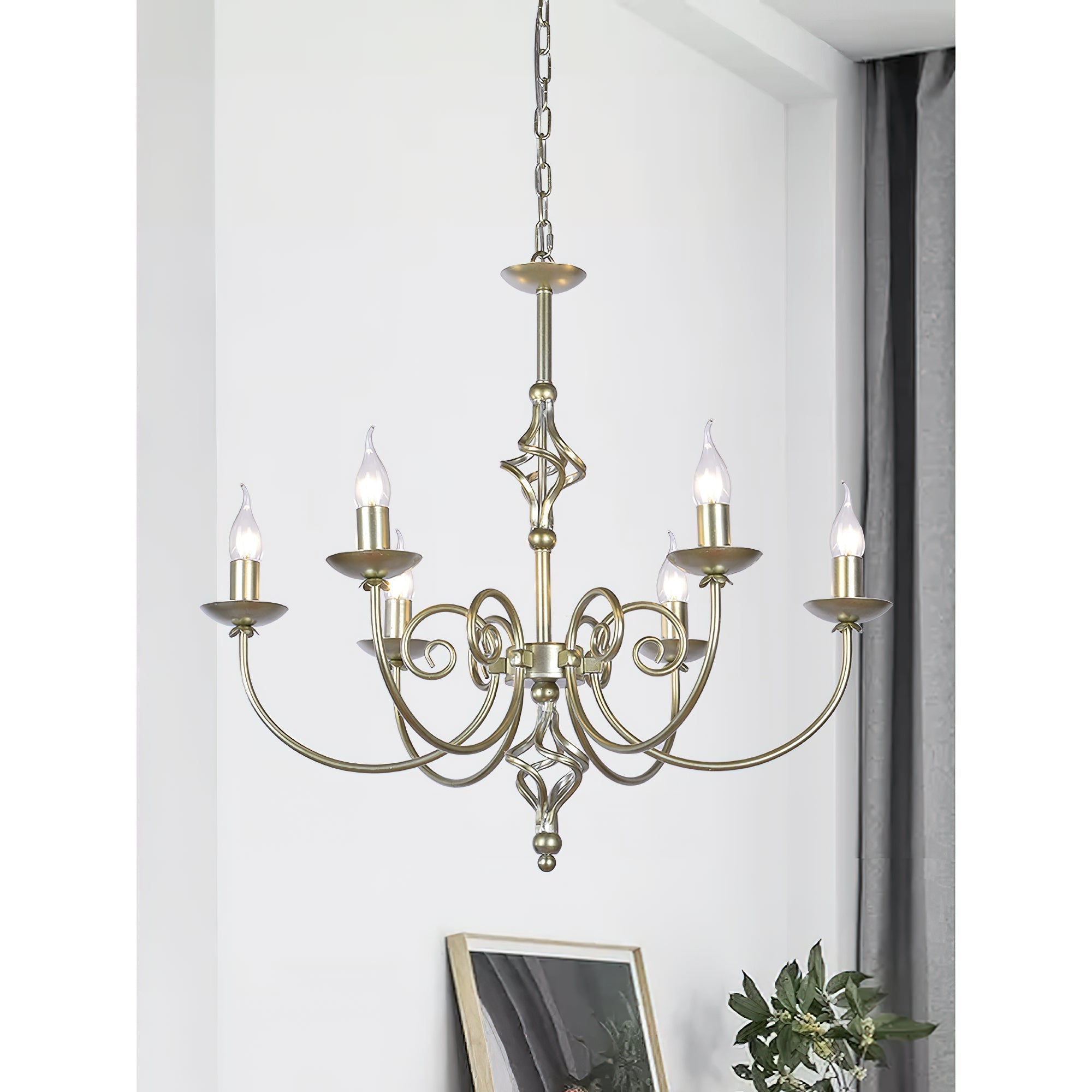 Grace Postmoderner Luxus Messing-Kronleuchter-Letslighting