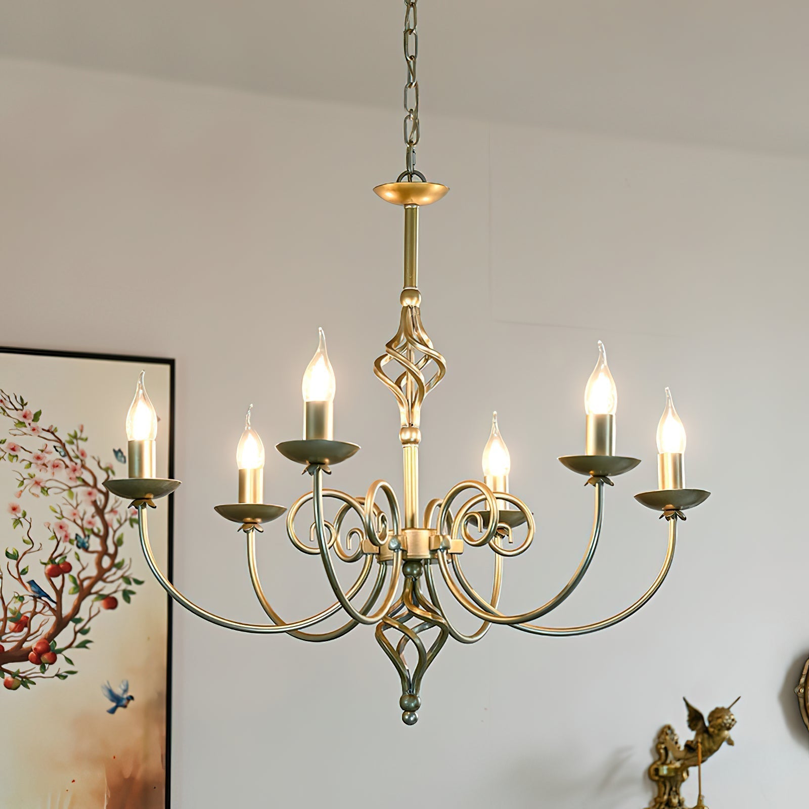 Grace Postmoderner Luxus Messing-Kronleuchter-Letslighting