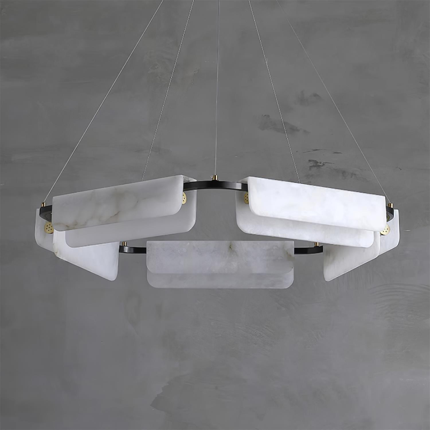 Circona Alabaster Pendant Light Chandelier - Neutralighting