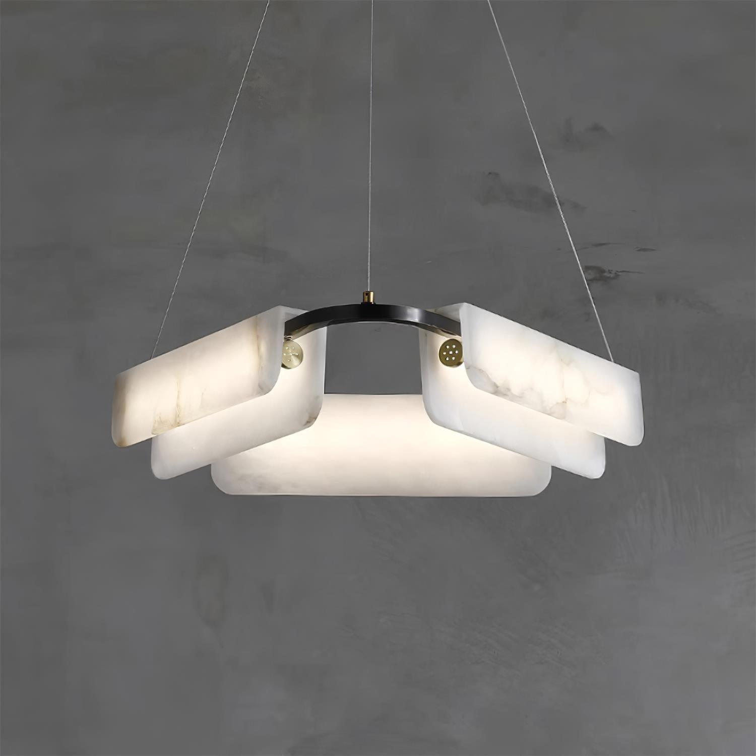Circona Alabaster Pendant Light Chandelier - Neutralighting