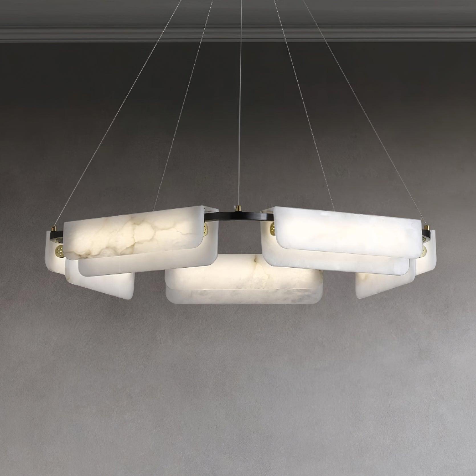 Circona Alabaster Pendant Light Chandelier - Neutralighting