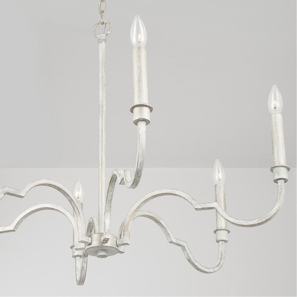Oval Industrieller Vintage Kronleuchter aus Messing-Letslighting