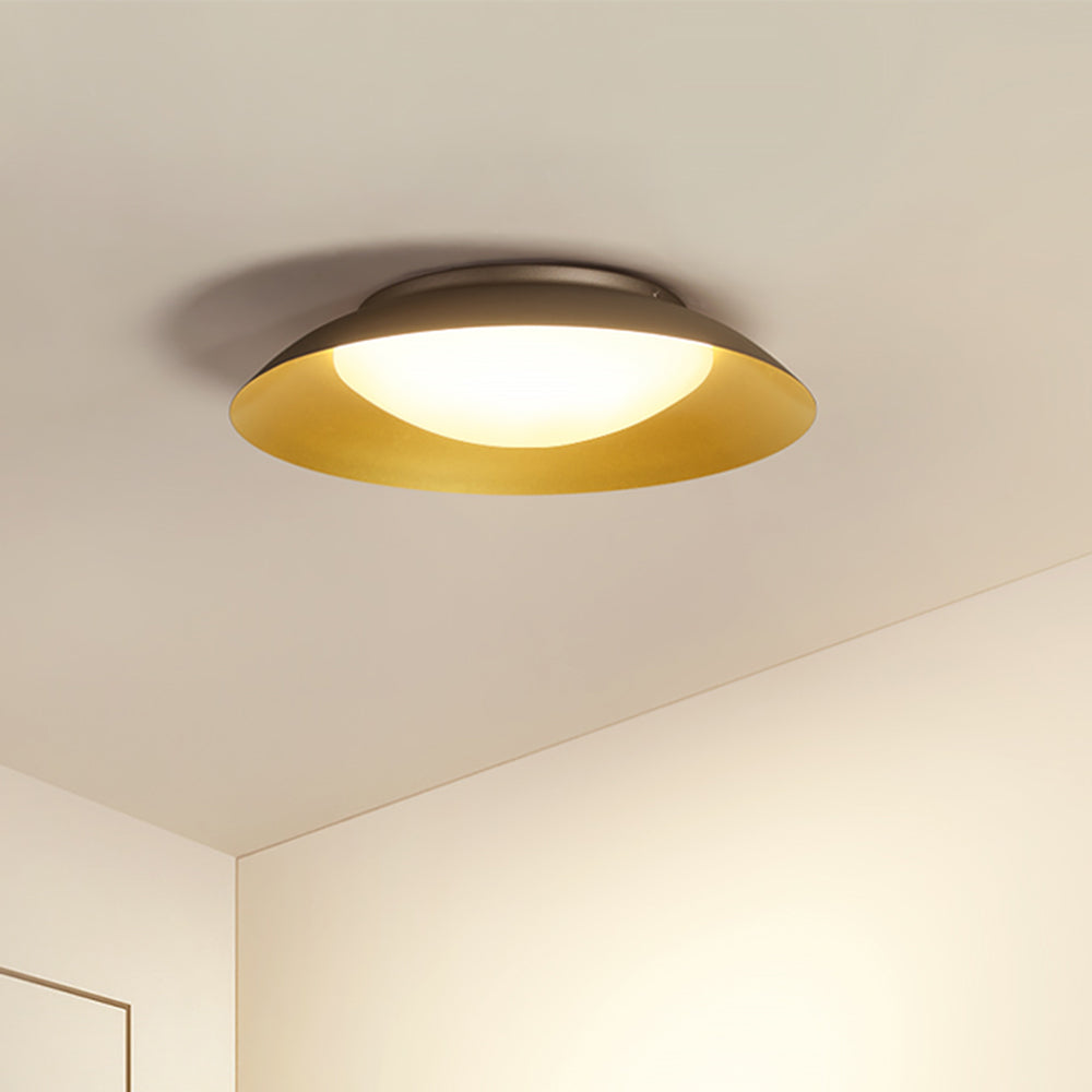 Arisha Modern LED Deckenleuchte Wohnzimmer/Arbeitszimmer Weiß/Gold