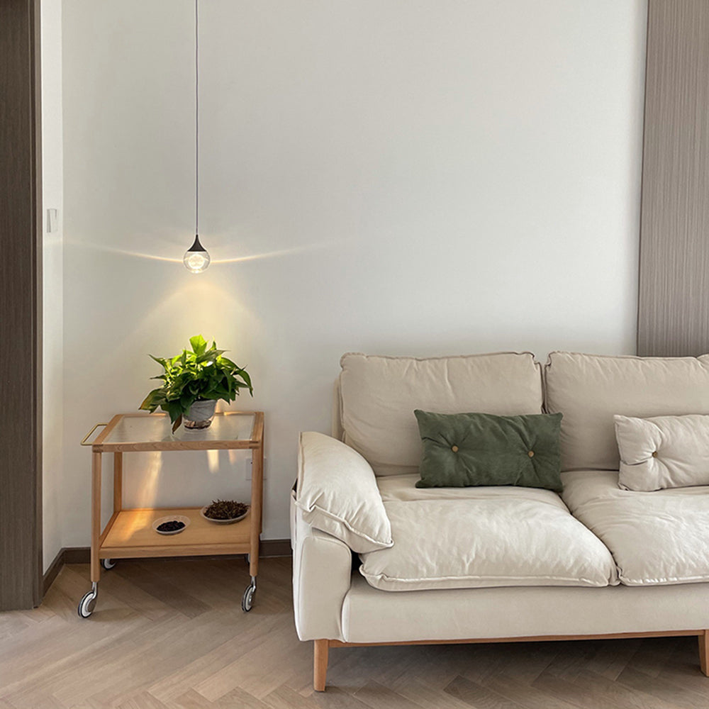Aria Modern LED Pendelleuchte Schwarz Schlafzimmer/Arbeitszimmer