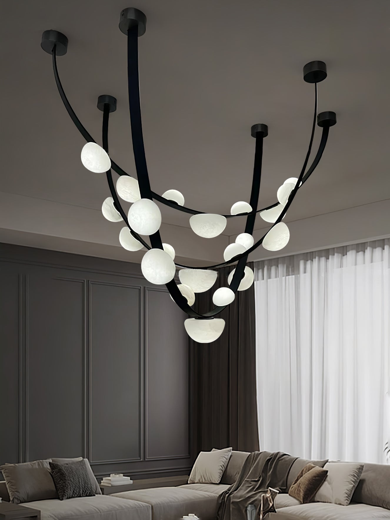 Evcaria Alabaster Chandelier - Neutralighting