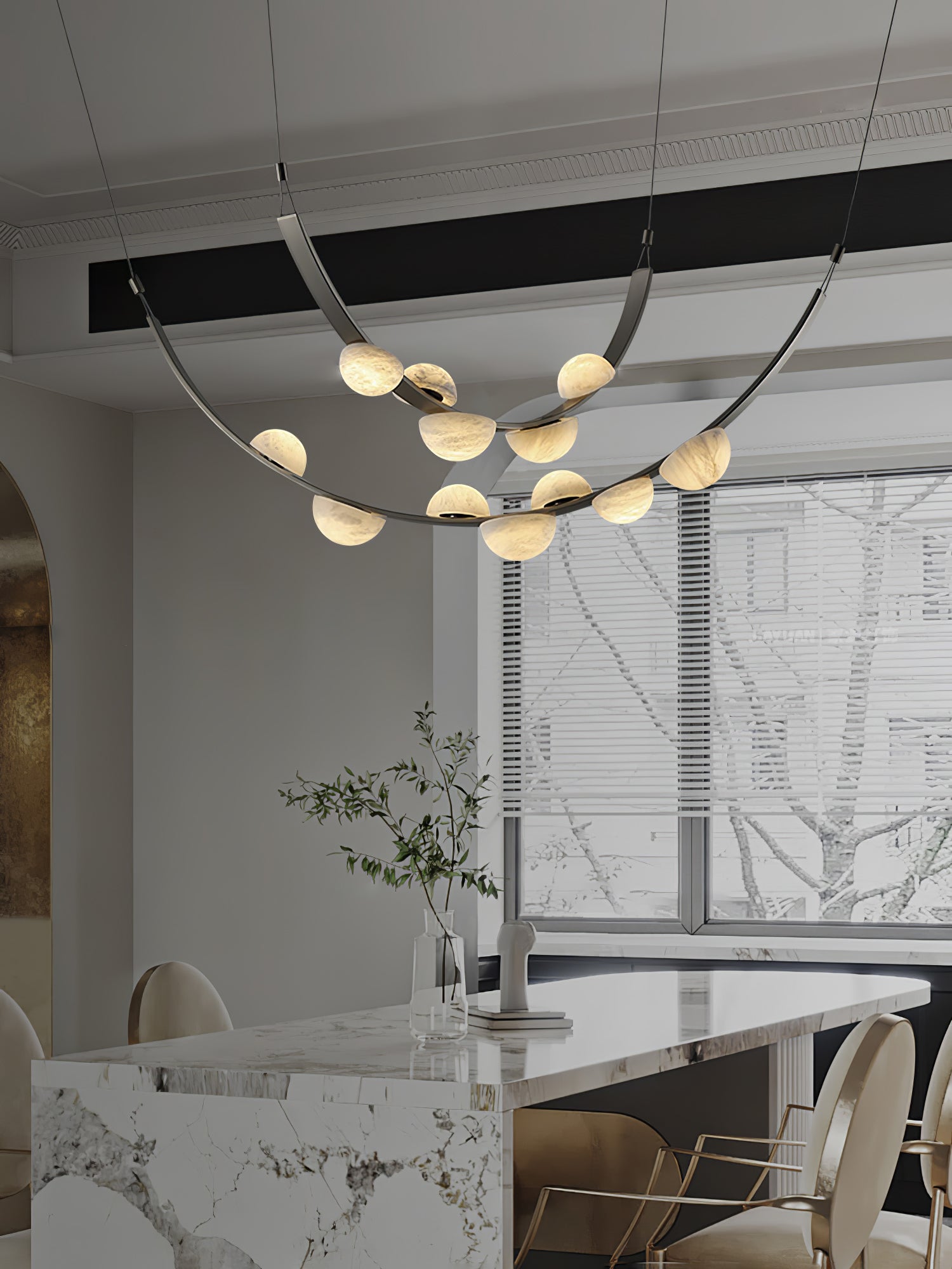 Evcaria Alabaster Chandelier - Neutralighting