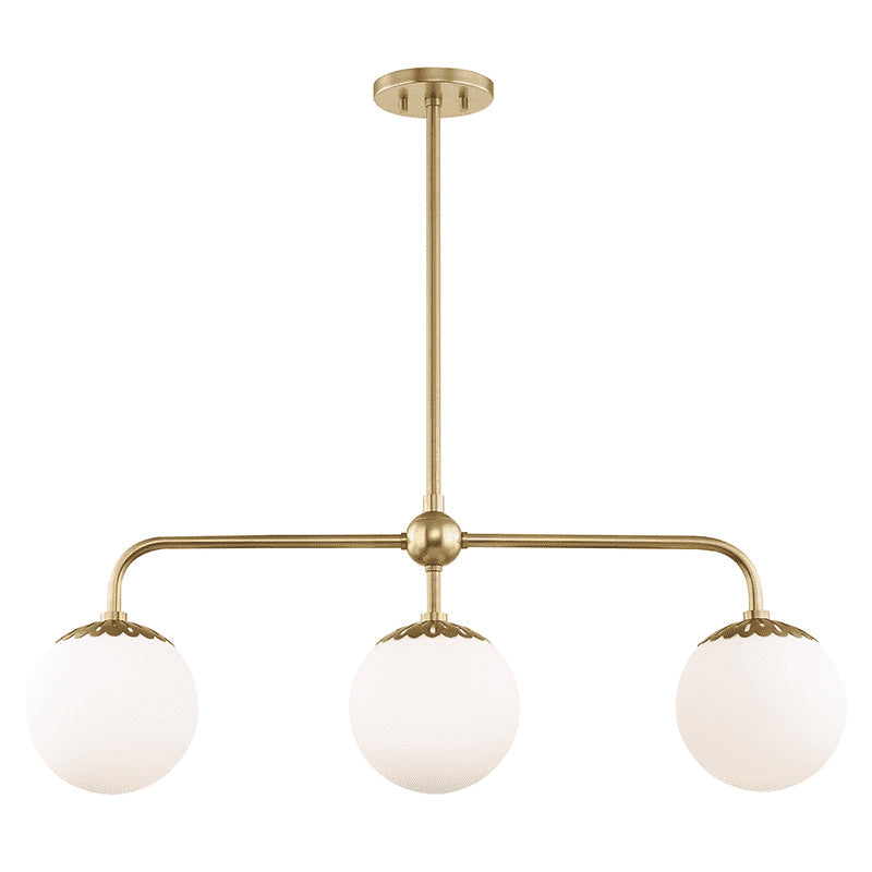 Yare Kugel Chrom Glas Pendelleuchte-Letslighting