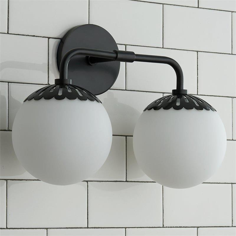 Aegis Modern Minimalist Globe Brass Glass Sconce Wall Lamp - Letslighting