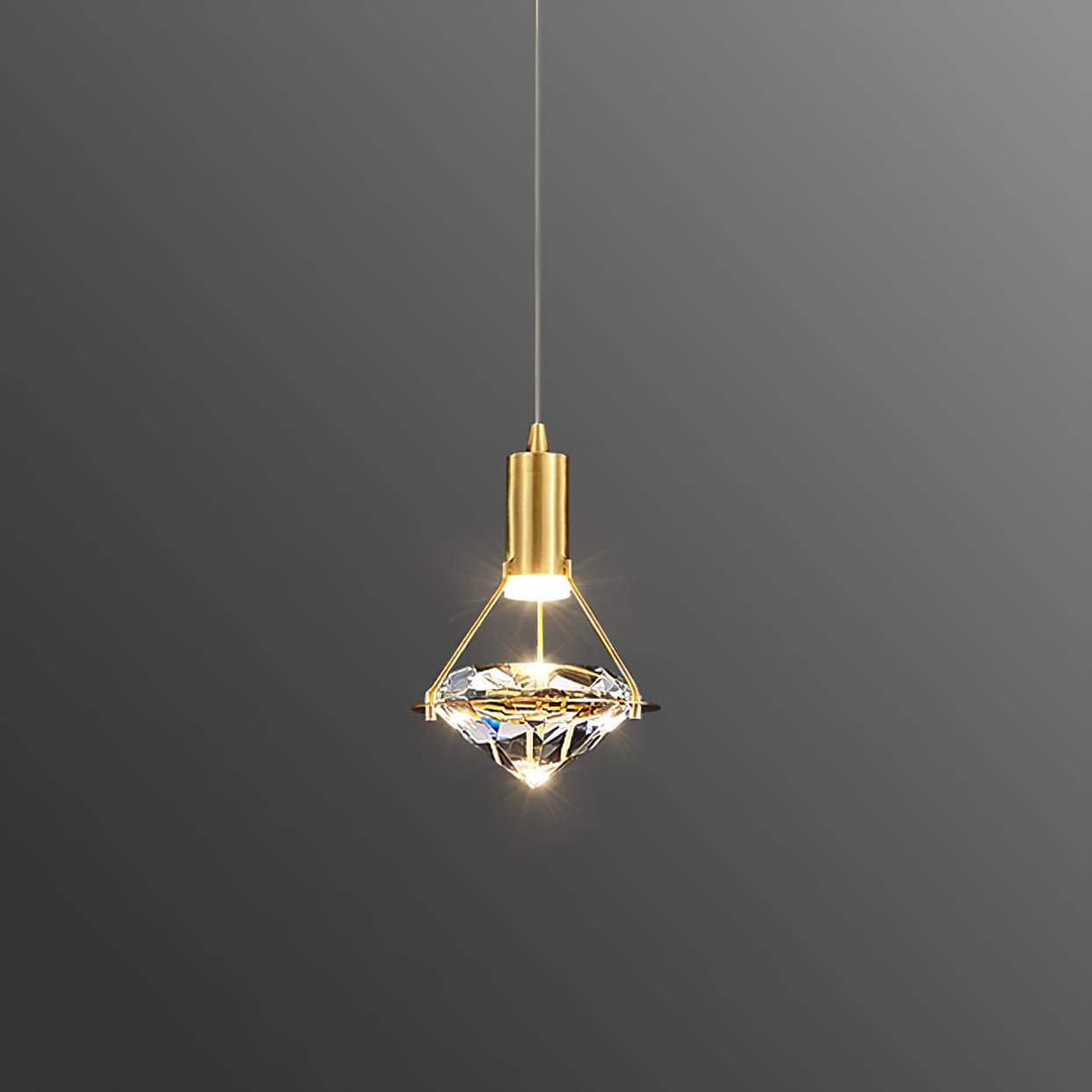 Elysianire Messing Kristall Elegant Pendelleuchte-Letslighting