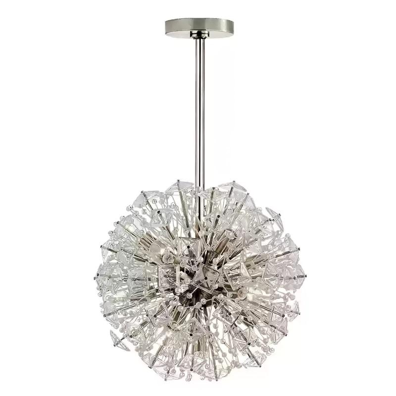 Aurora Chandelier Dickinson Gold Crystal Starburst - Neutralighting