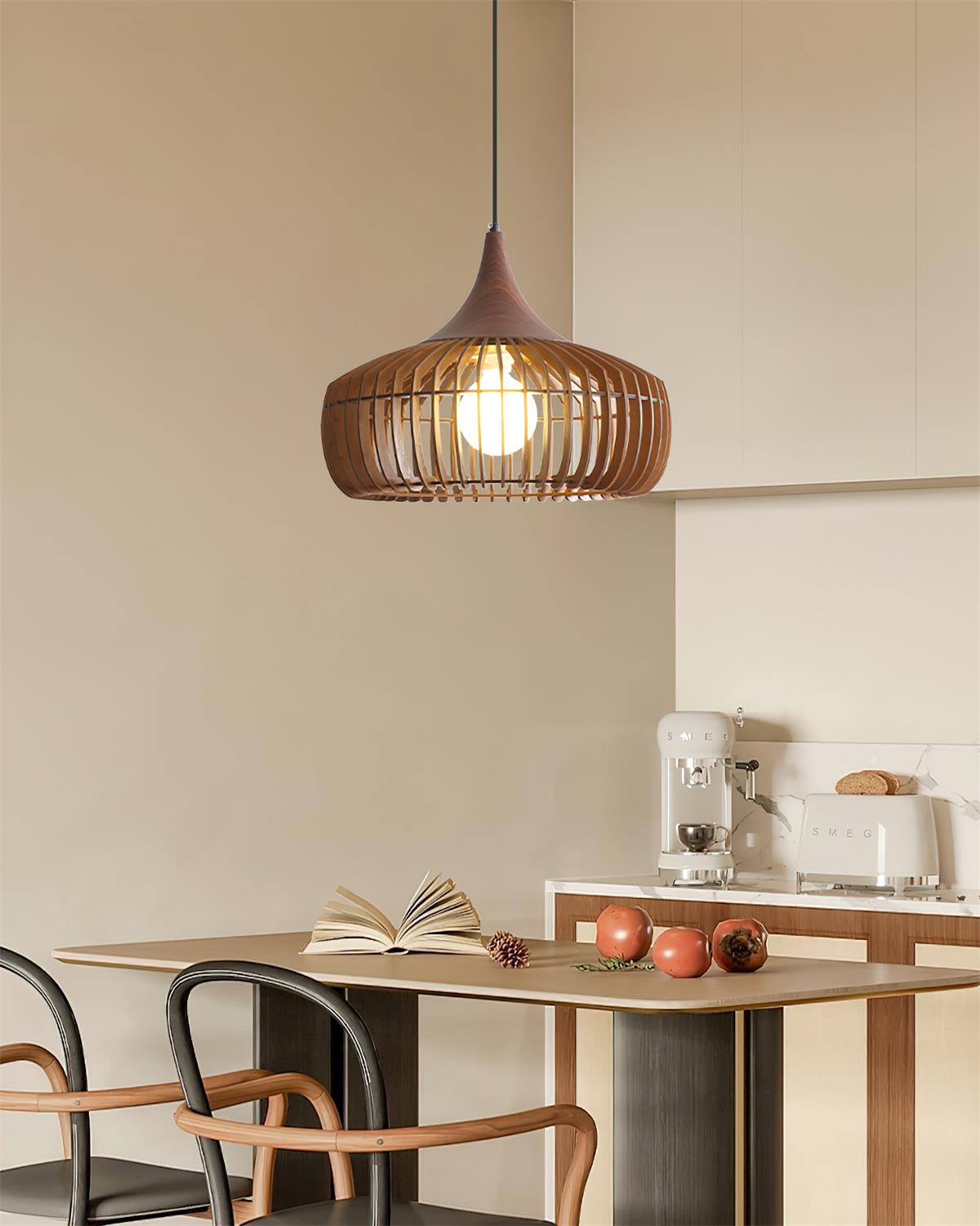 Zivora Natural Bamboo Rattan Pendant Light - Letslighting