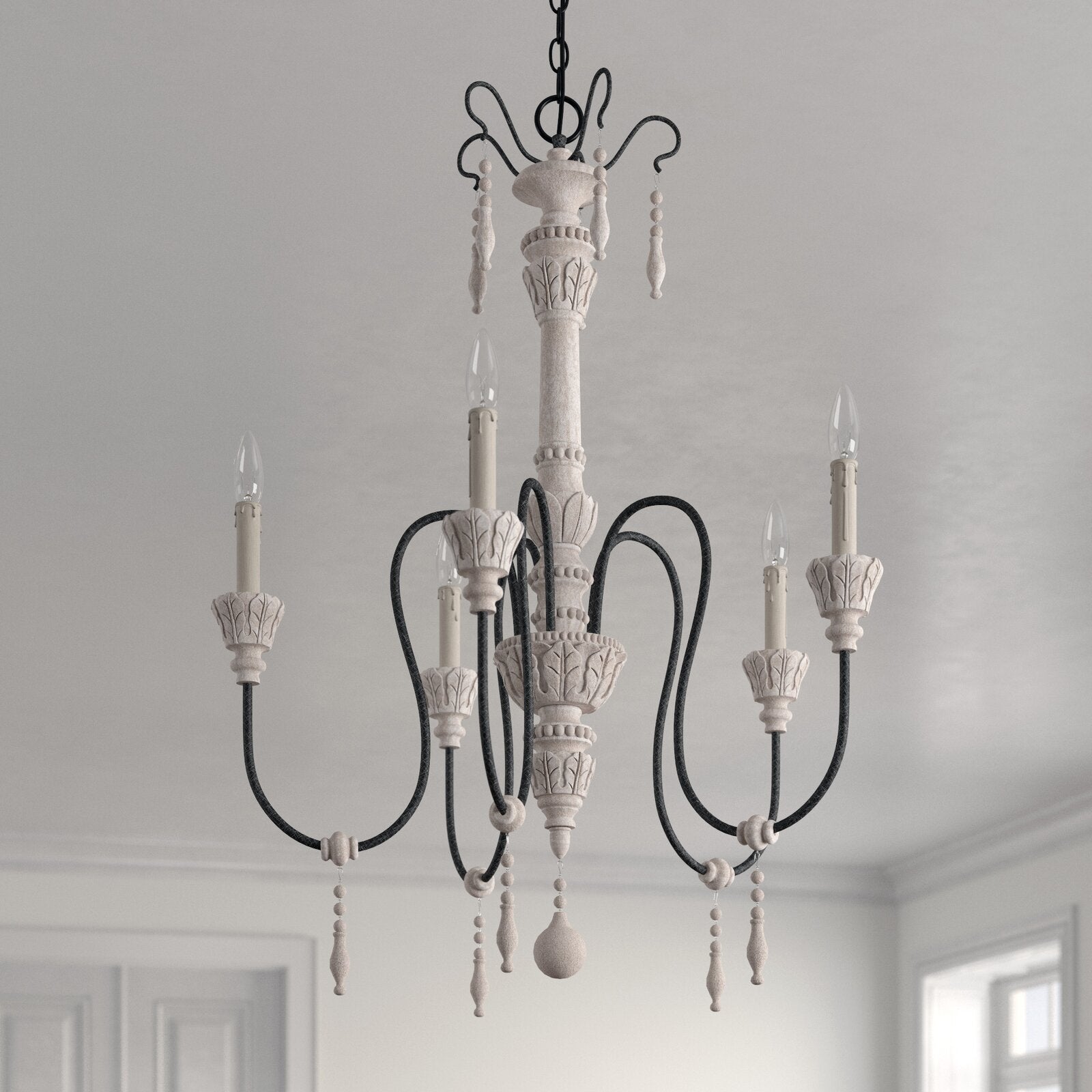 Epoch Postmoderner Luxus-Holz-Kronleuchter-Letslighting