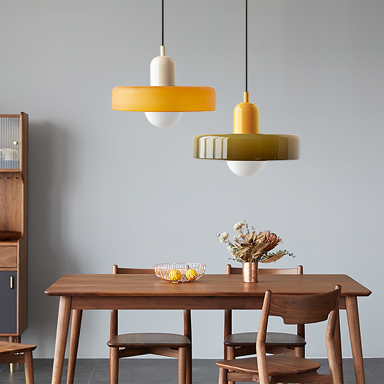 Ideal Scheibe Kugel Glas Pendelleuchte-Letslighting