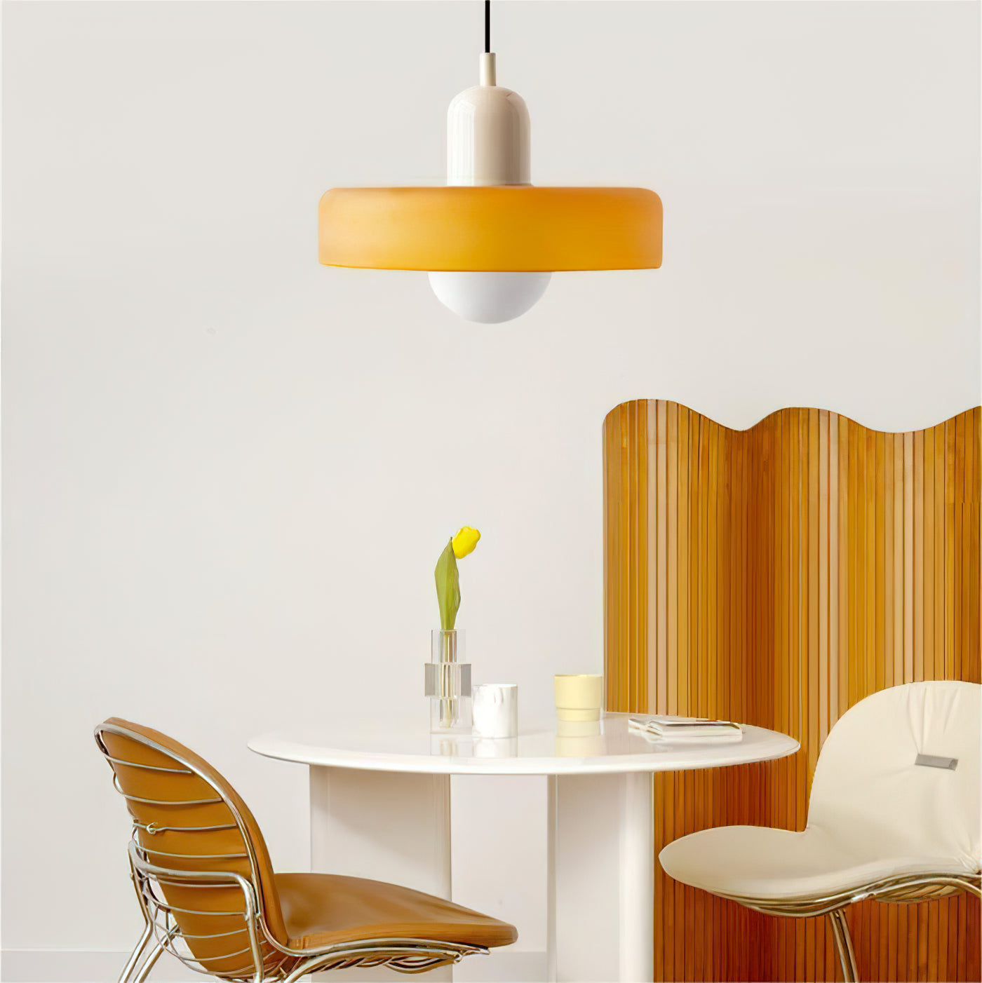 Ideal Scheibe Kugel Glas Pendelleuchte-Letslighting