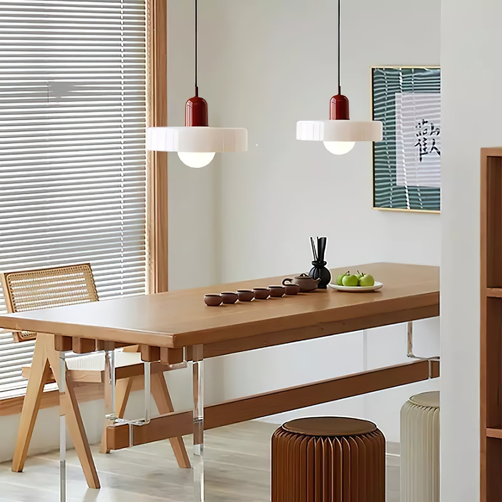 Ideal Scheibe Kugel Glas Pendelleuchte-Letslighting