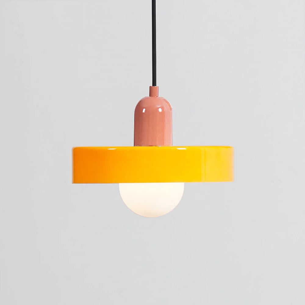 Ideal Scheibe Kugel Glas Pendelleuchte-Letslighting