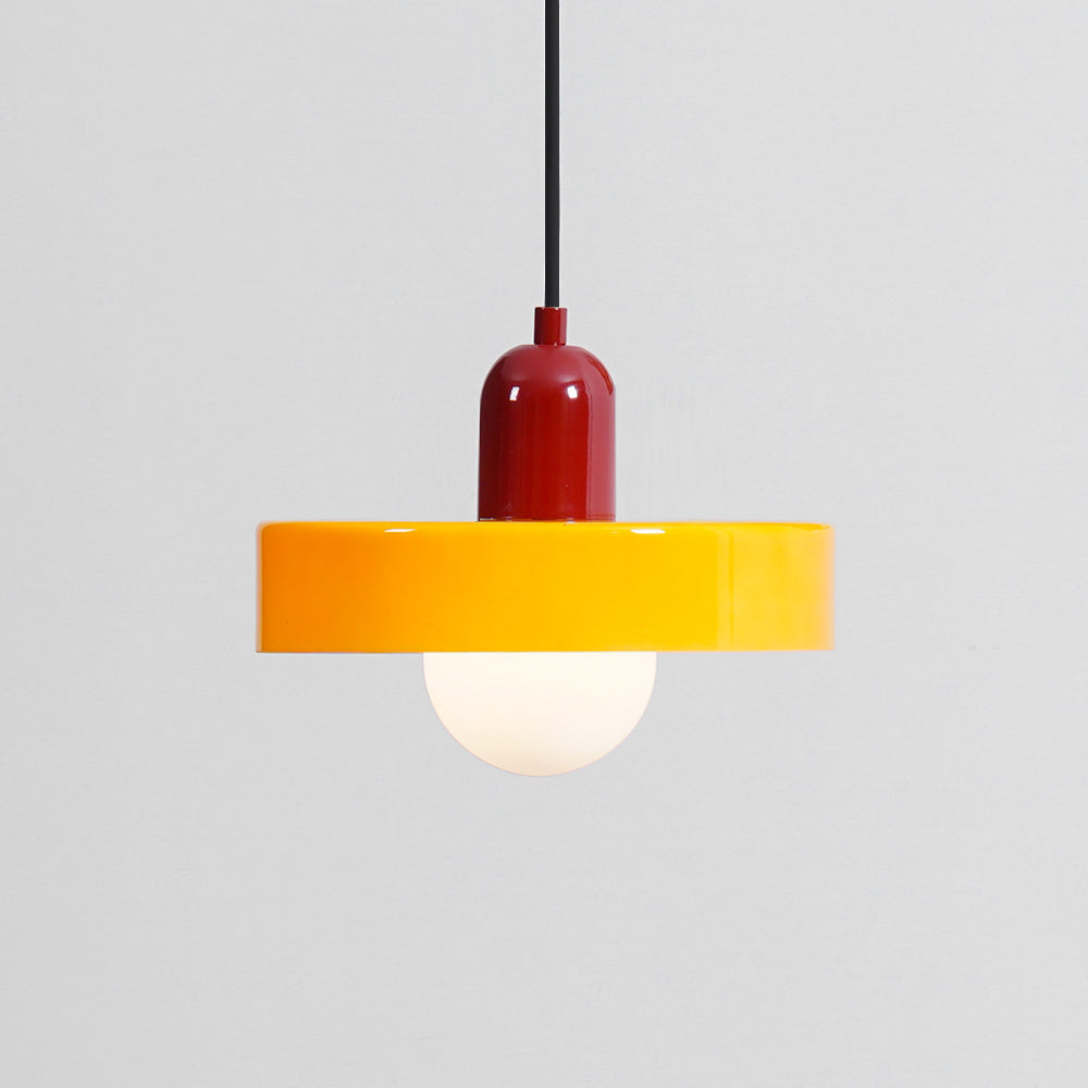 Ideal Scheibe Kugel Glas Pendelleuchte-Letslighting