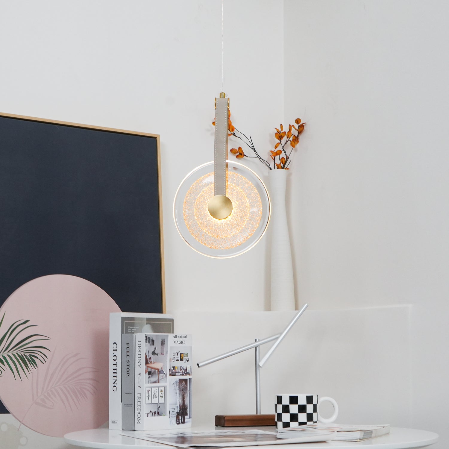 Zaylora Leder Klassische Pendelleuchte-Letslighting