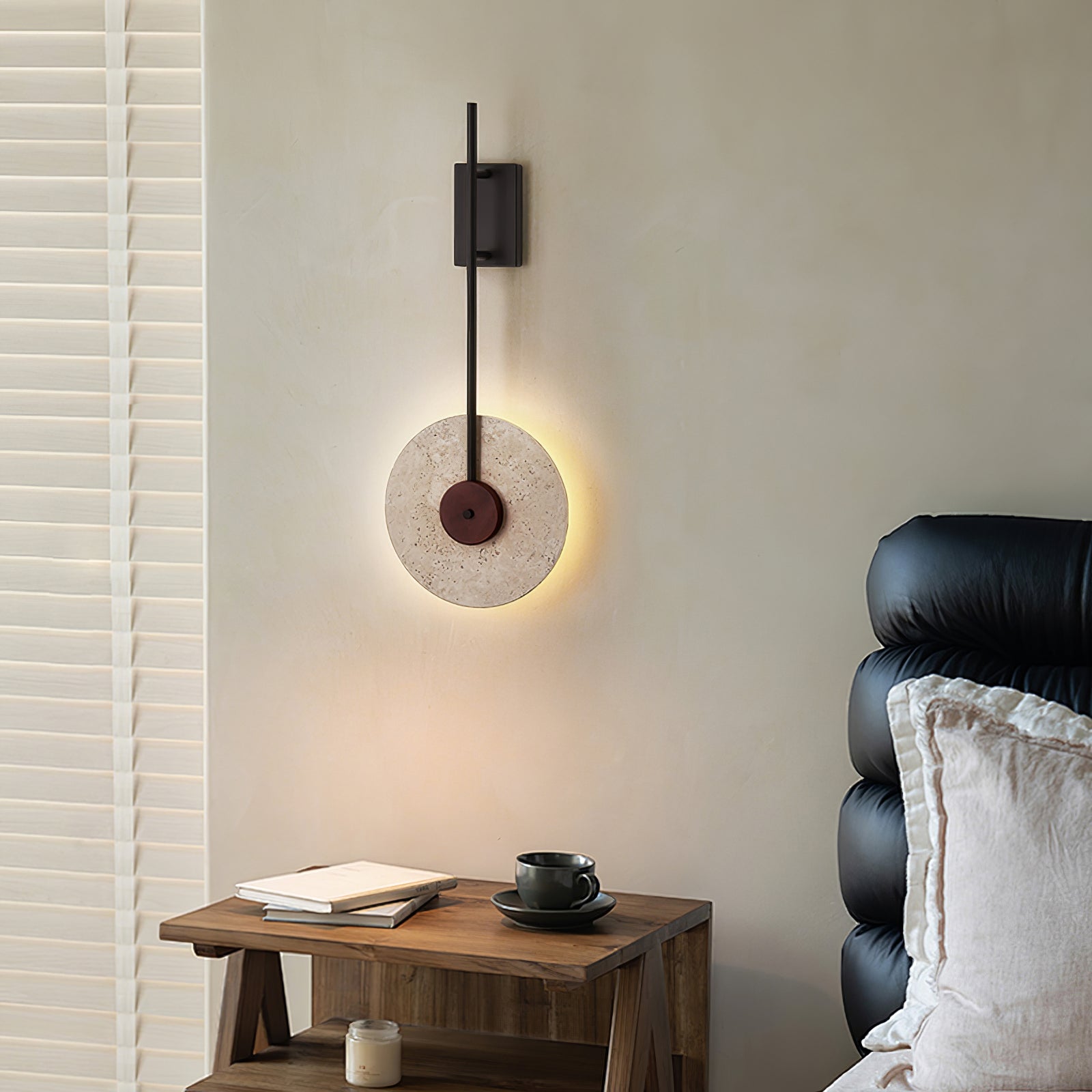 Elysia Travertine Wall Light - Neutralighting