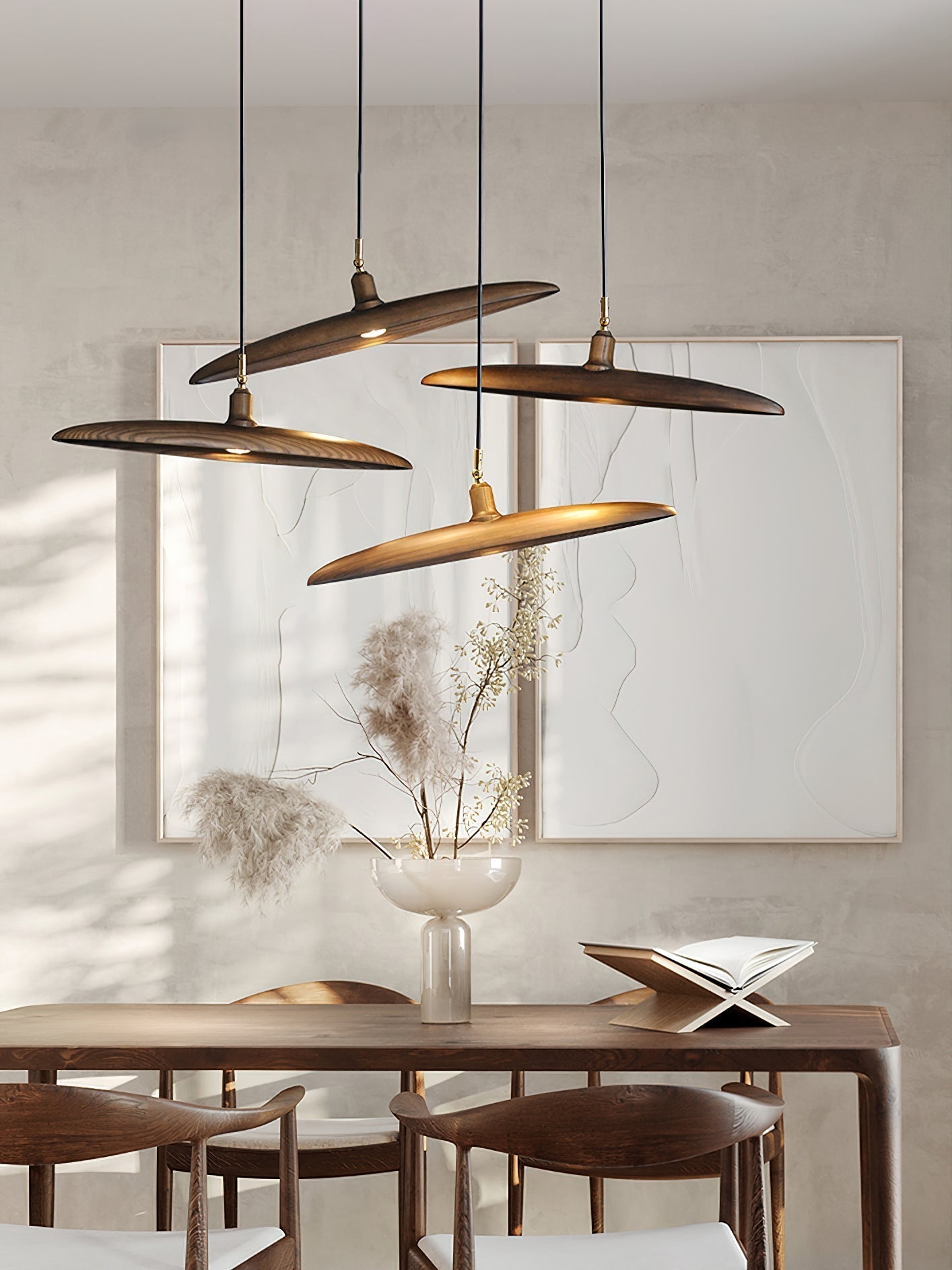 Zelirira Blade Holz Pendelleuchte-Letslighting
