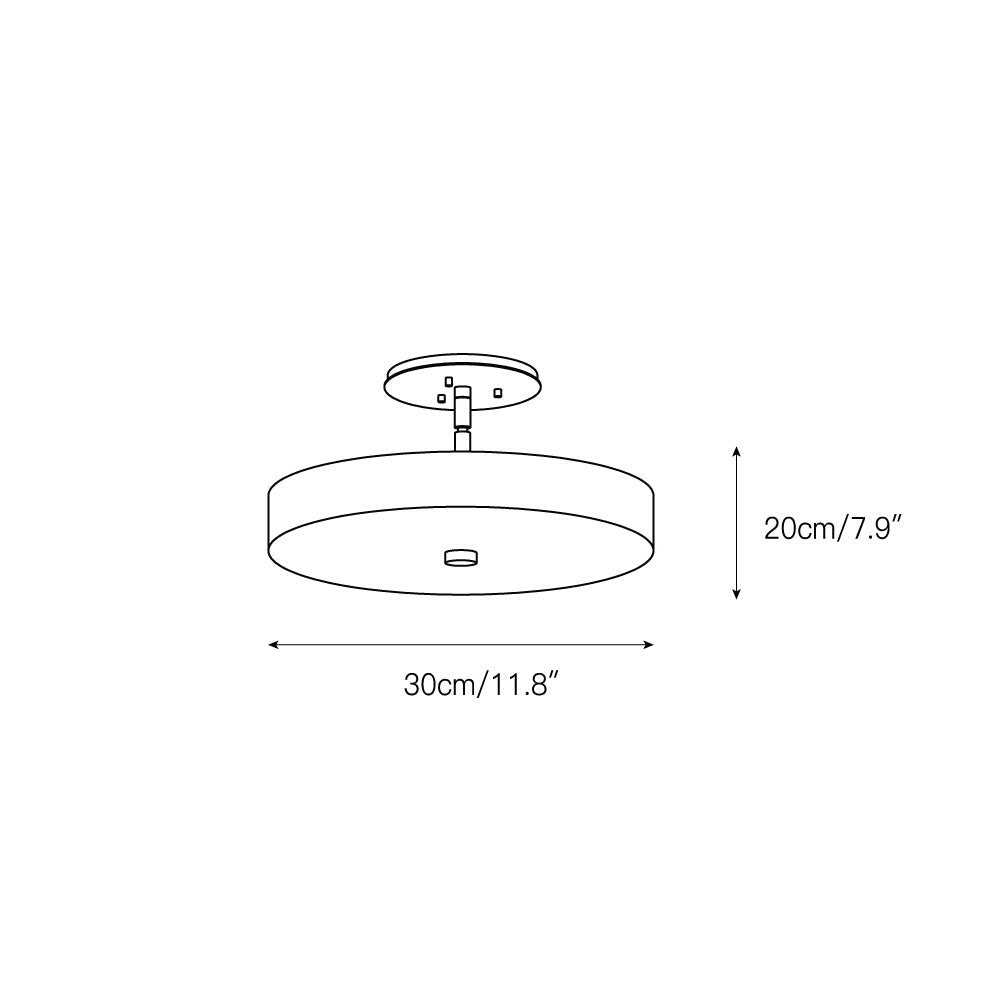 Kith Modern Minimalist LED Metal Alabaster Ceiling Lamp - Letslighting