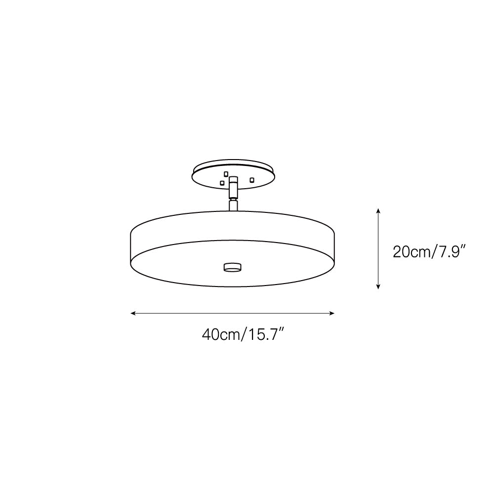Kith Modern Minimalist LED Metal Alabaster Ceiling Lamp - Letslighting
