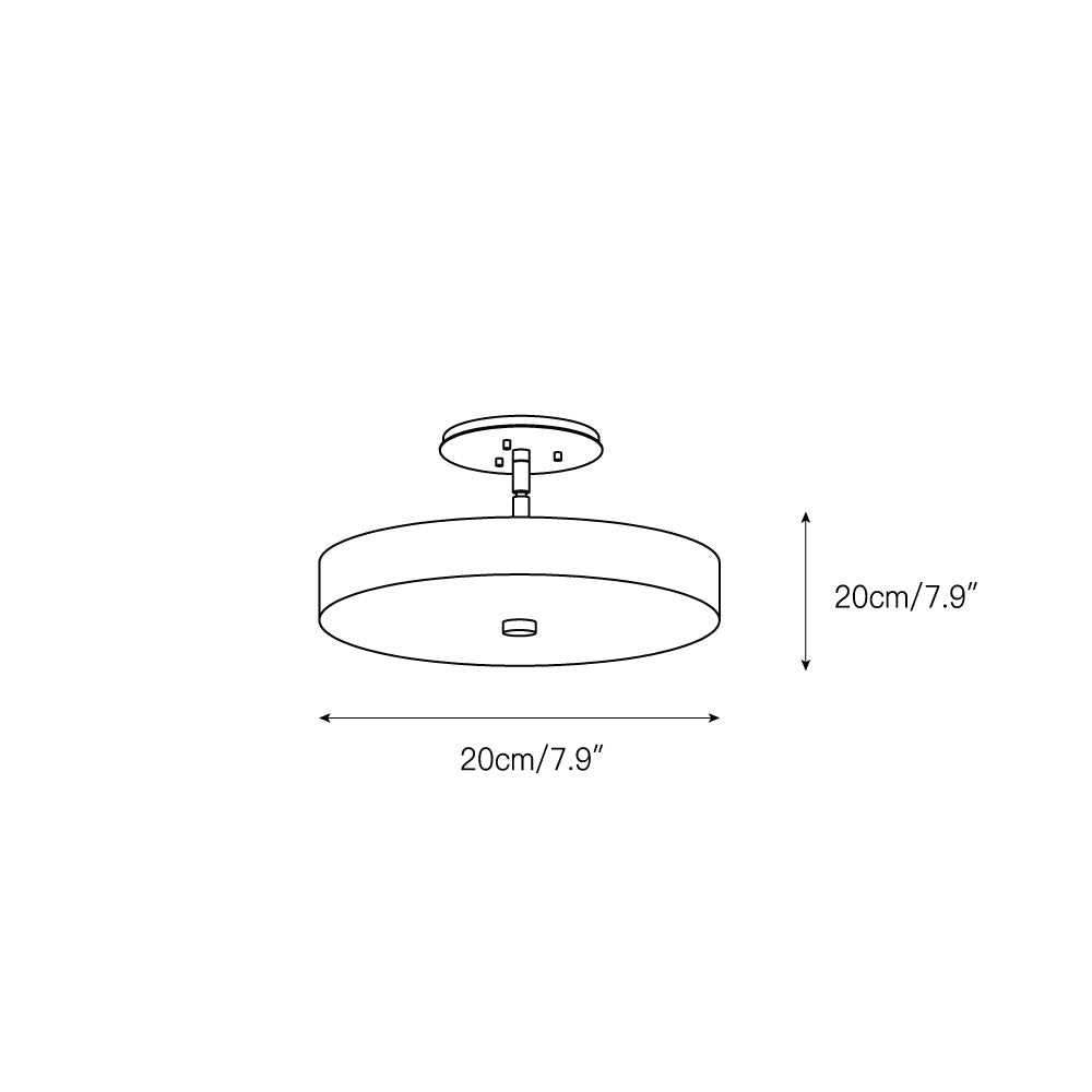 Kith Modern Minimalist LED Metal Alabaster Ceiling Lamp - Letslighting