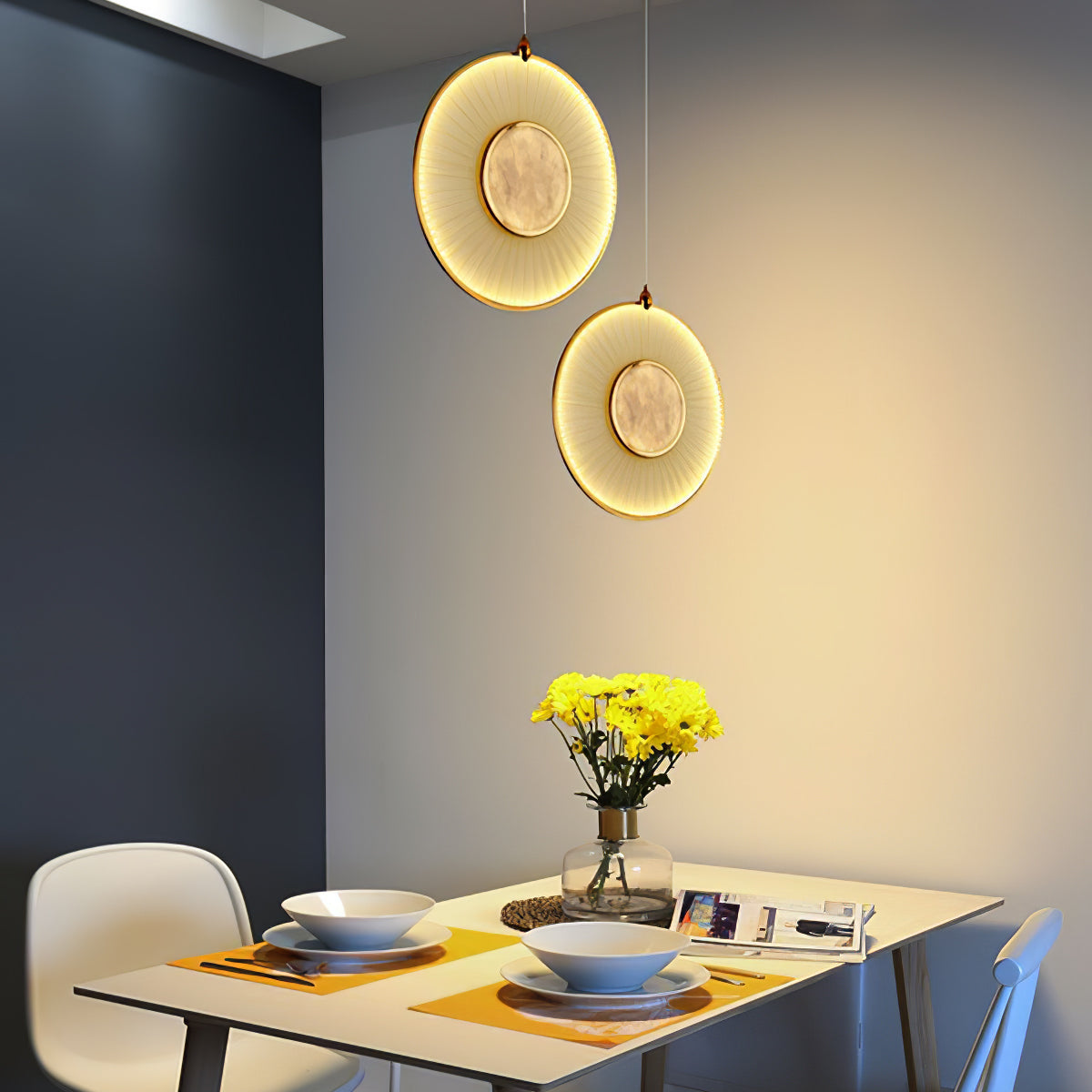 Nolan Moderne Stoff-Pendelleuchte-Letslighting