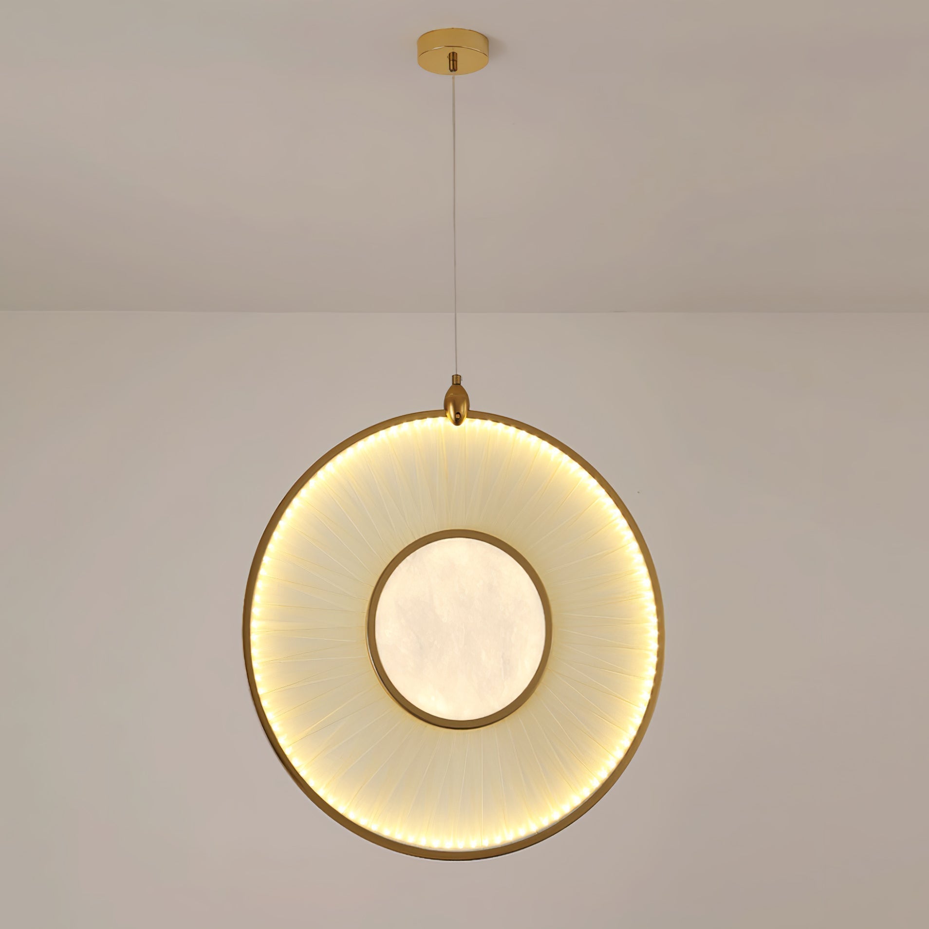 Nolan Moderne Stoff-Pendelleuchte-Letslighting