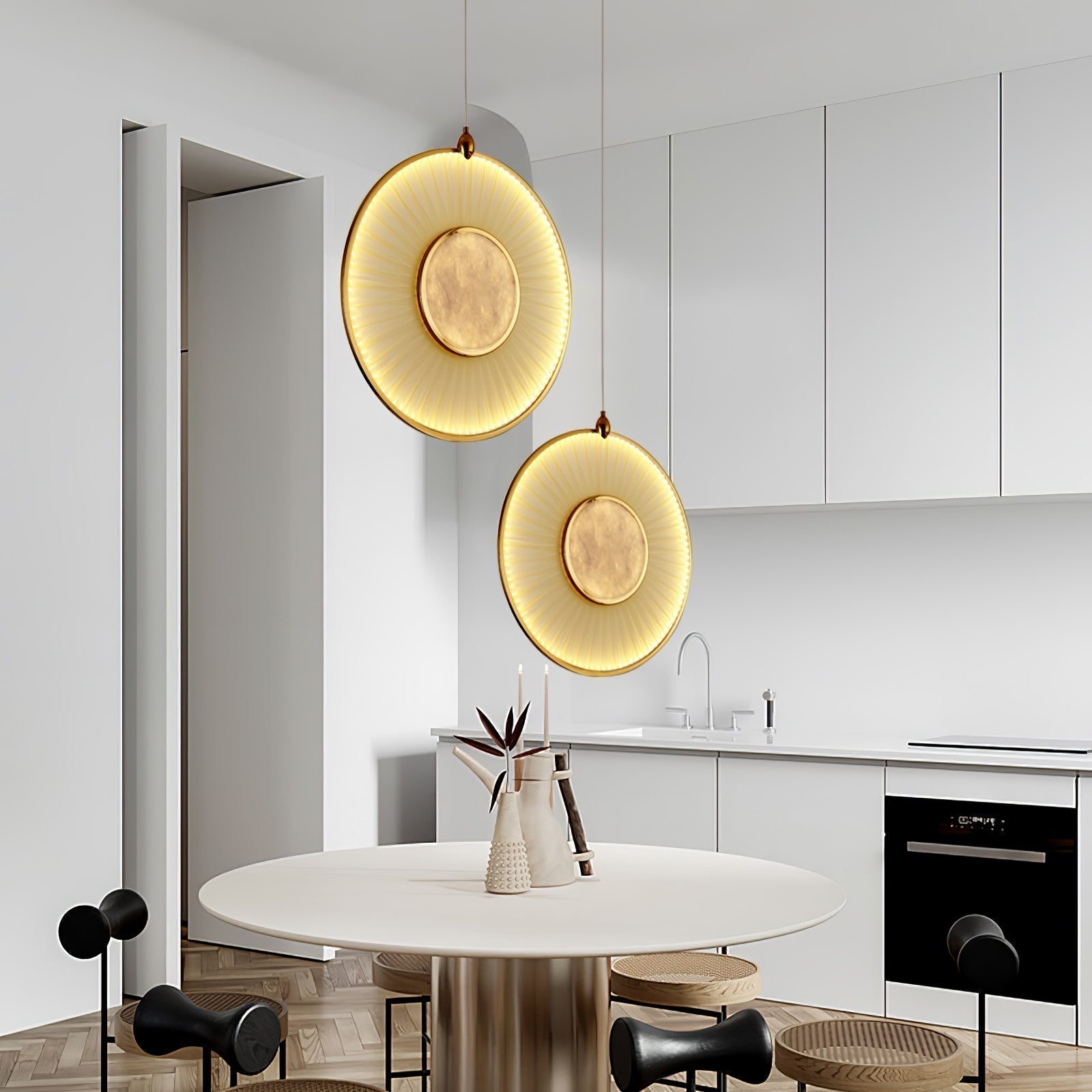 Nolan Moderne Stoff-Pendelleuchte-Letslighting