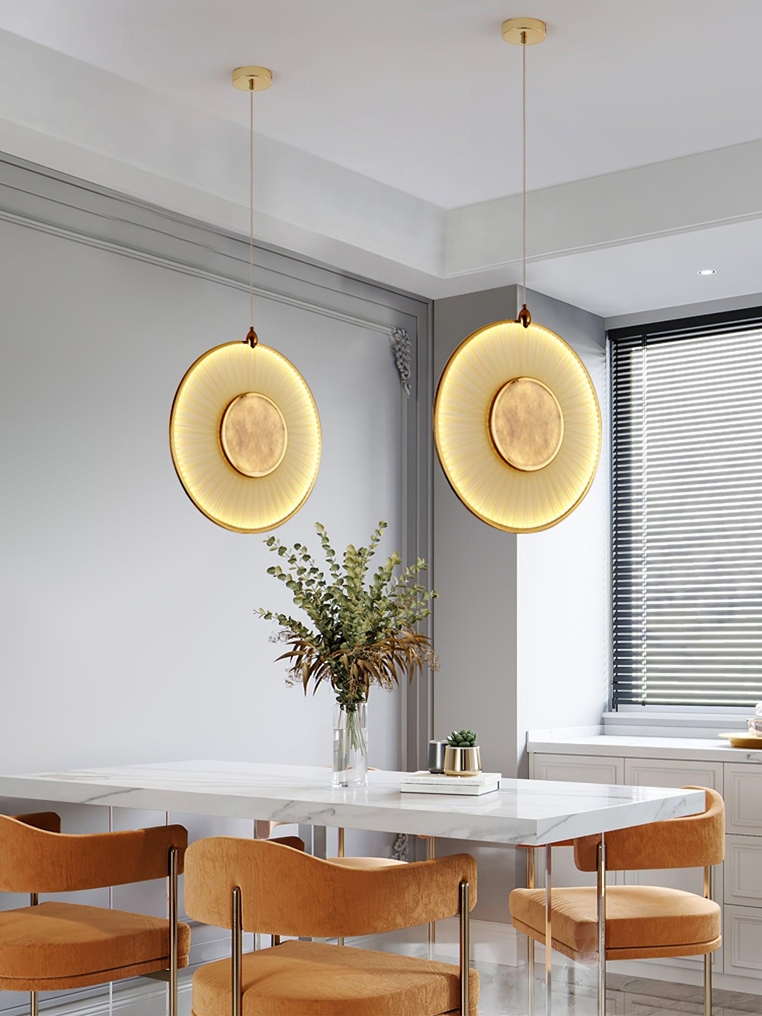 Nolan Moderne Stoff-Pendelleuchte-Letslighting