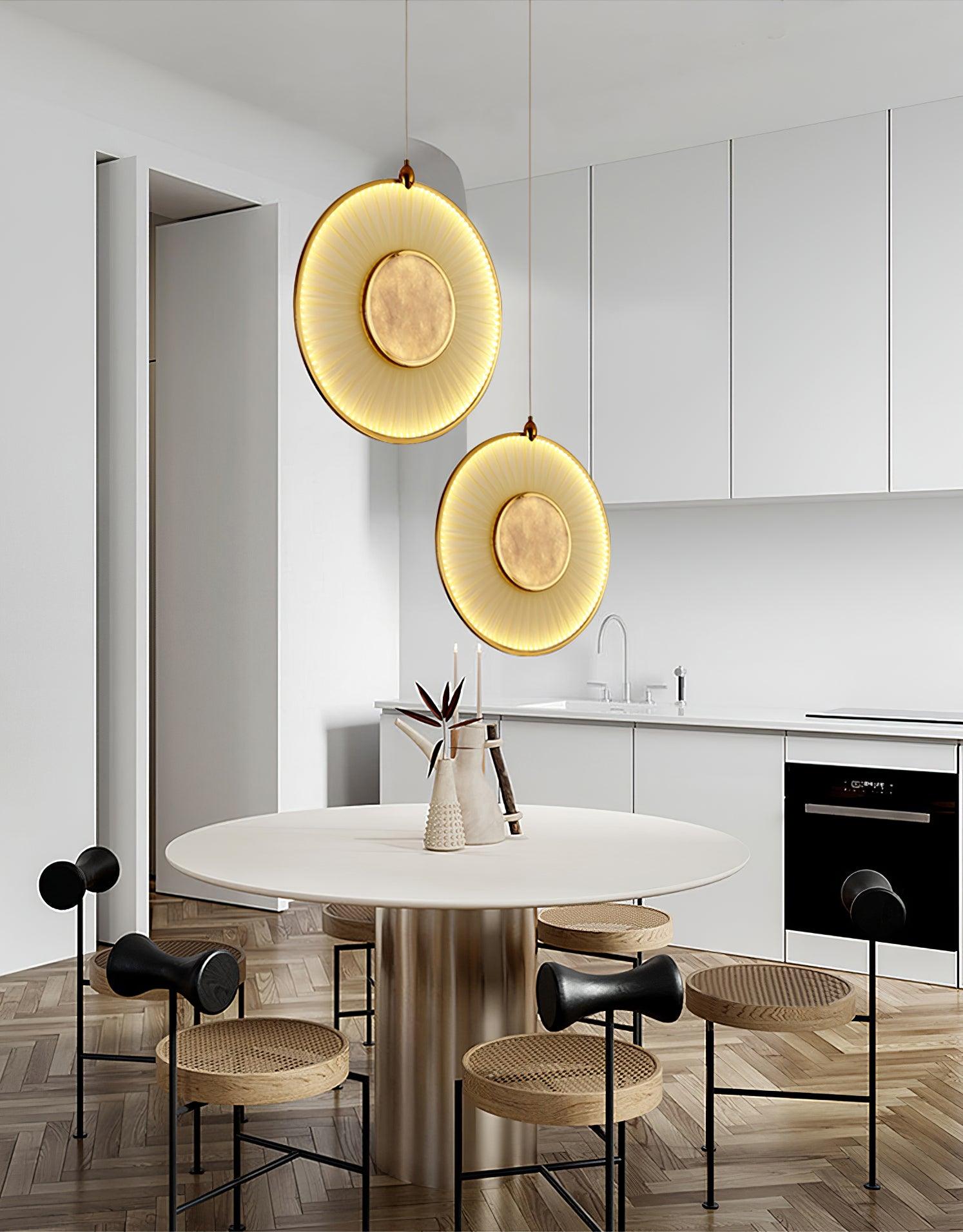 Nolan Moderne Stoff-Pendelleuchte-Letslighting
