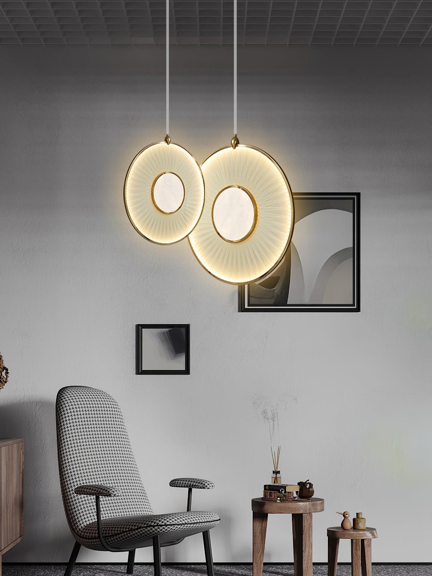 Nolan Moderne Stoff-Pendelleuchte-Letslighting
