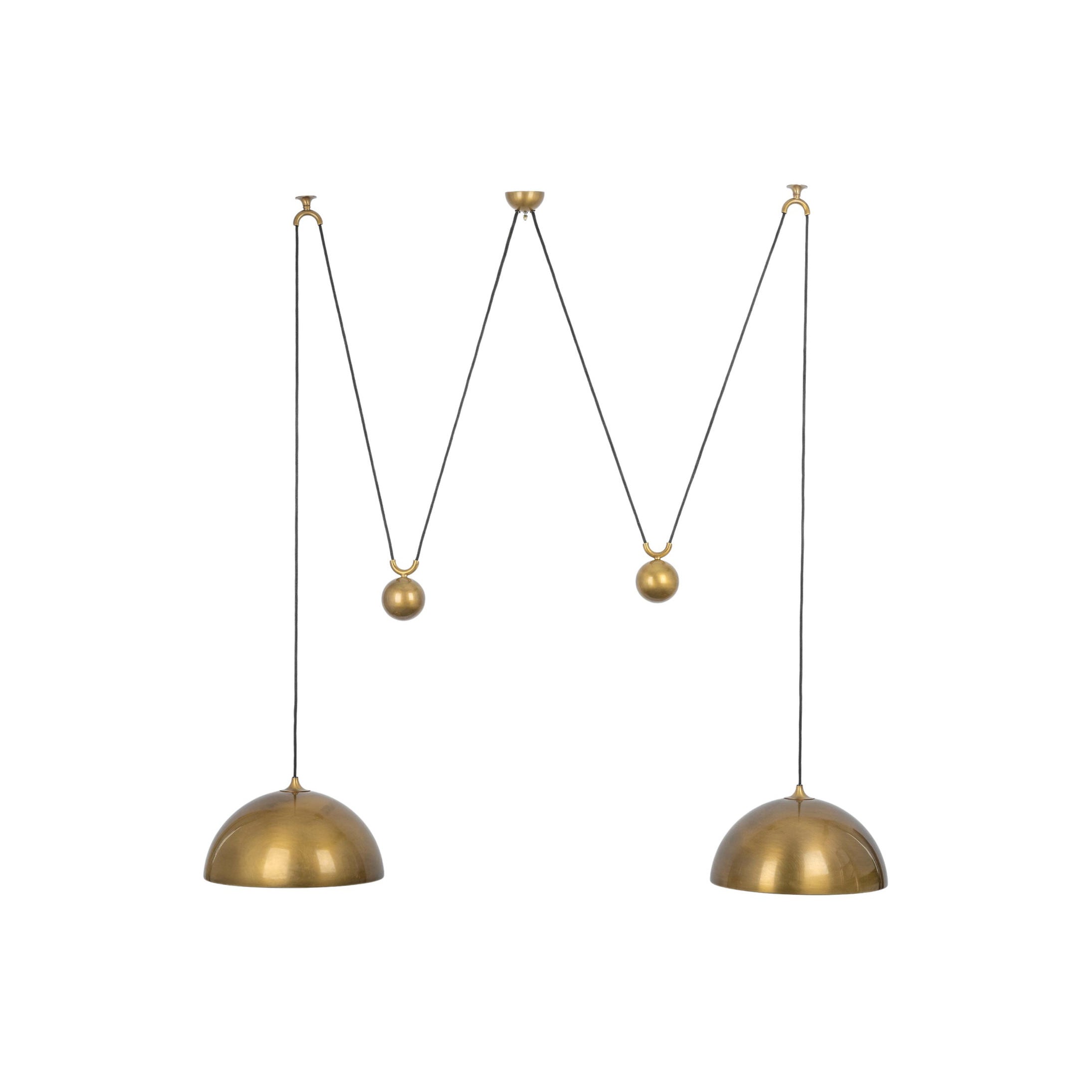 Omen Kuppel Balance Messing Pendelleuchte-Letslighting