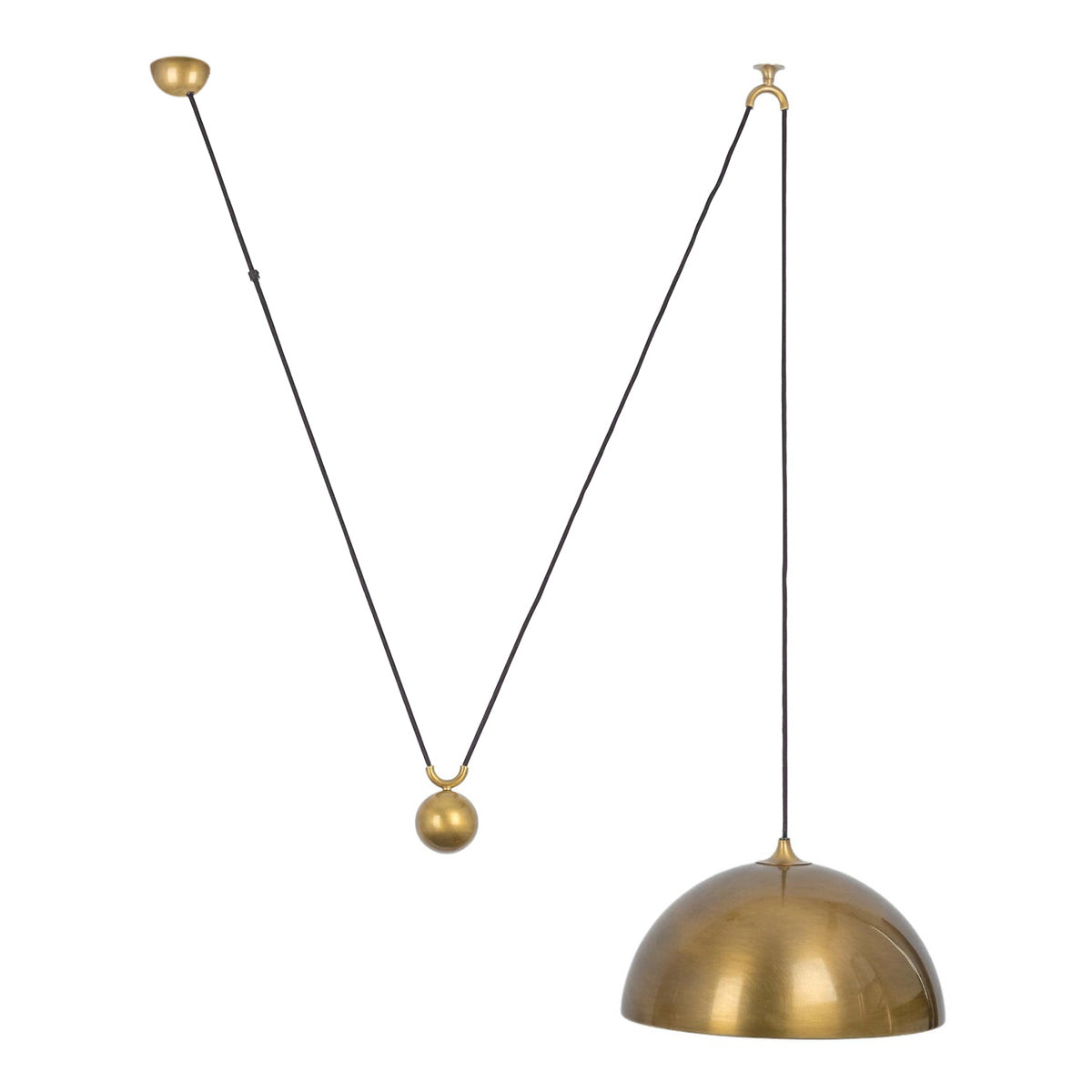 Omen Kuppel Balance Messing Pendelleuchte-Letslighting