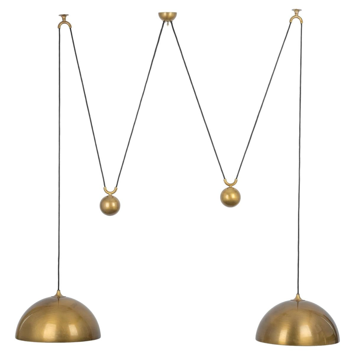 Omen Kuppel Balance Messing Pendelleuchte-Letslighting