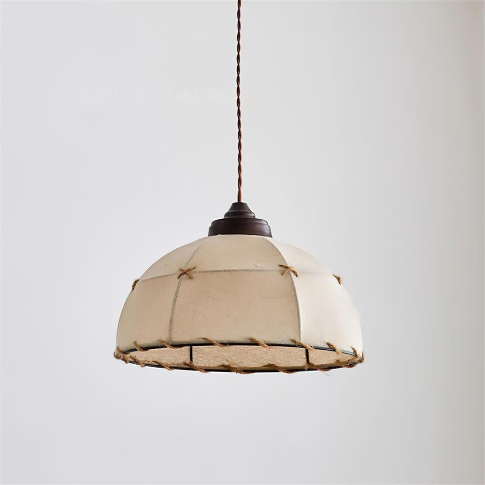 Pendelleuchte Stoff Kuppelschirm Vintage Sanfter Schein-Letslighting