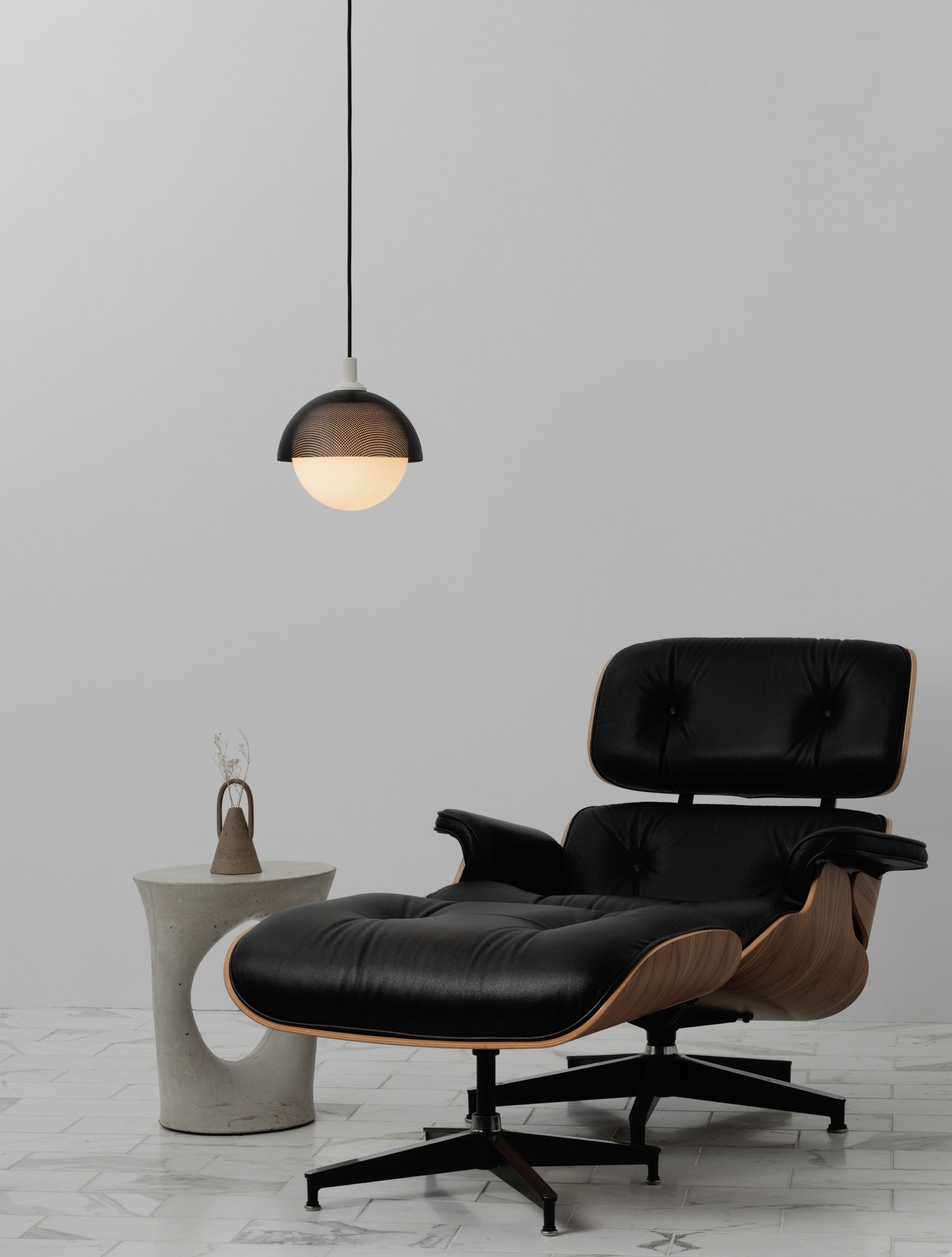Pith Kuppel Perforiert Holz Pendelleuchte-Letslighting
