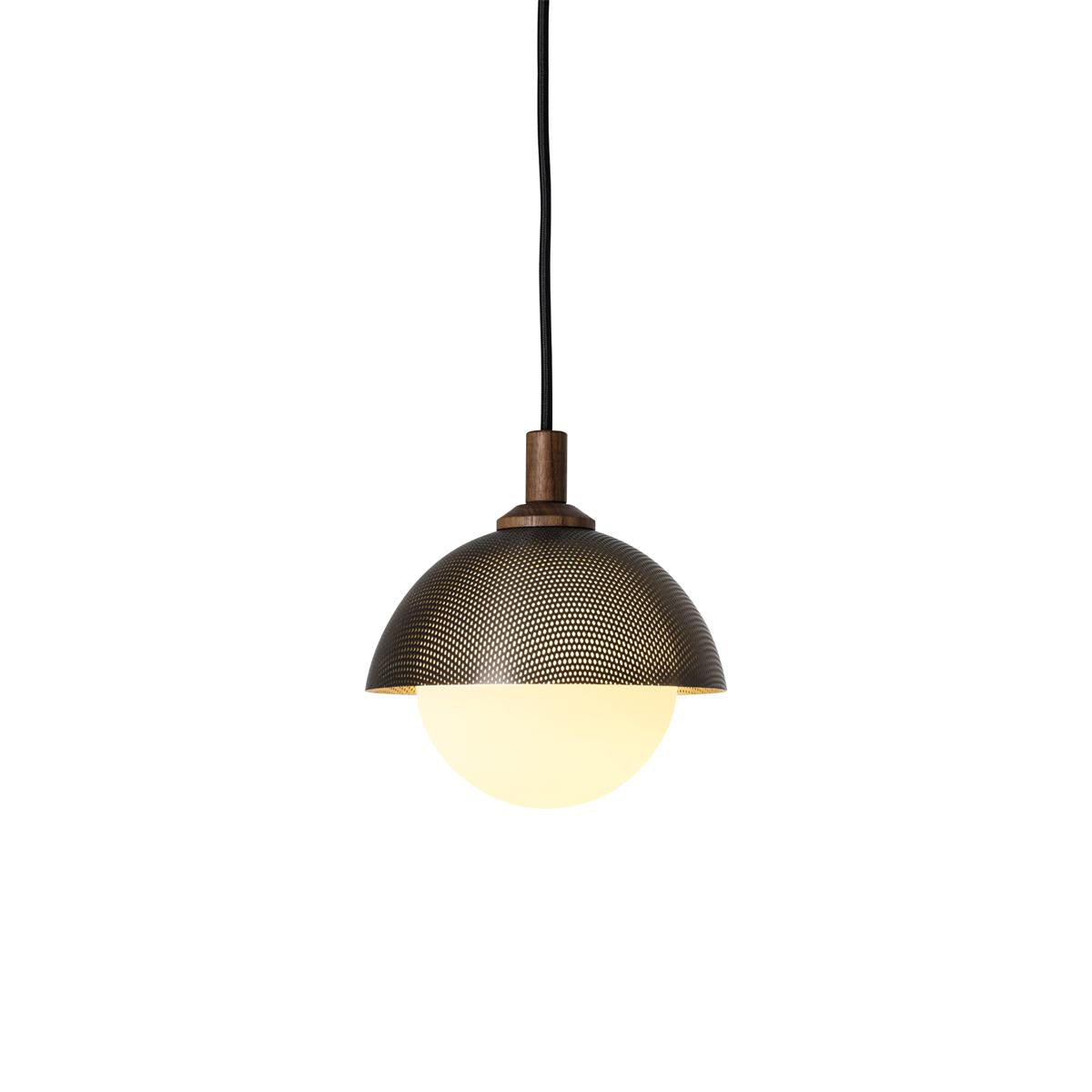 Pith Kuppel Perforiert Holz Pendelleuchte-Letslighting