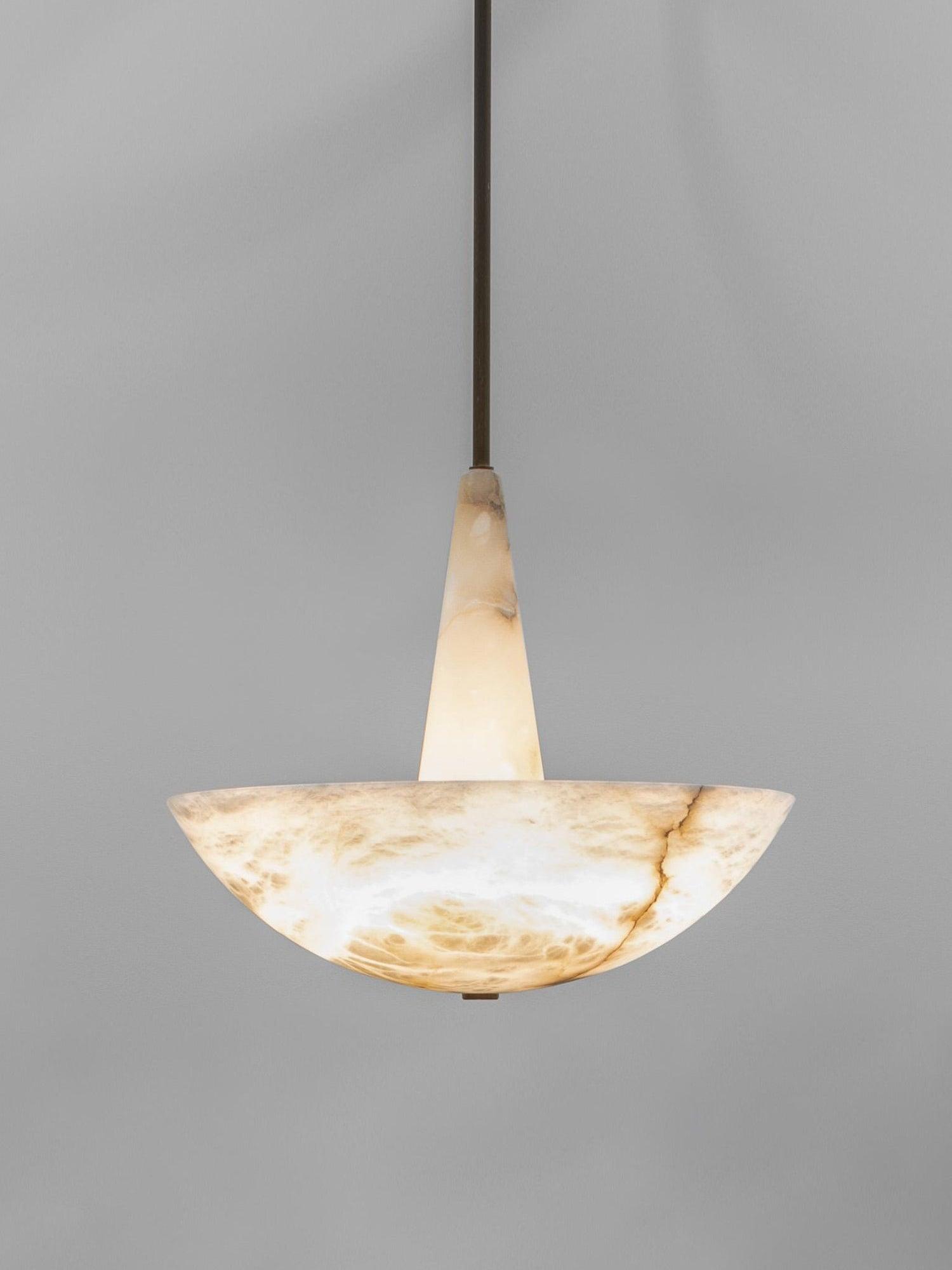 Umiros Alabaster Pendant Light Chandelier - Neutralighting