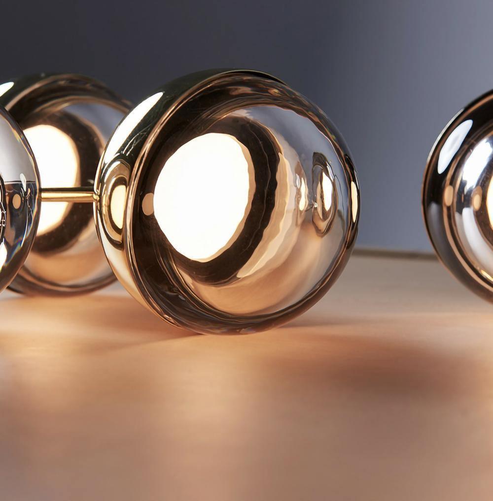 Solara Pendelleuchte Stahl Glas Mehrfach Tropfen-Letslighting