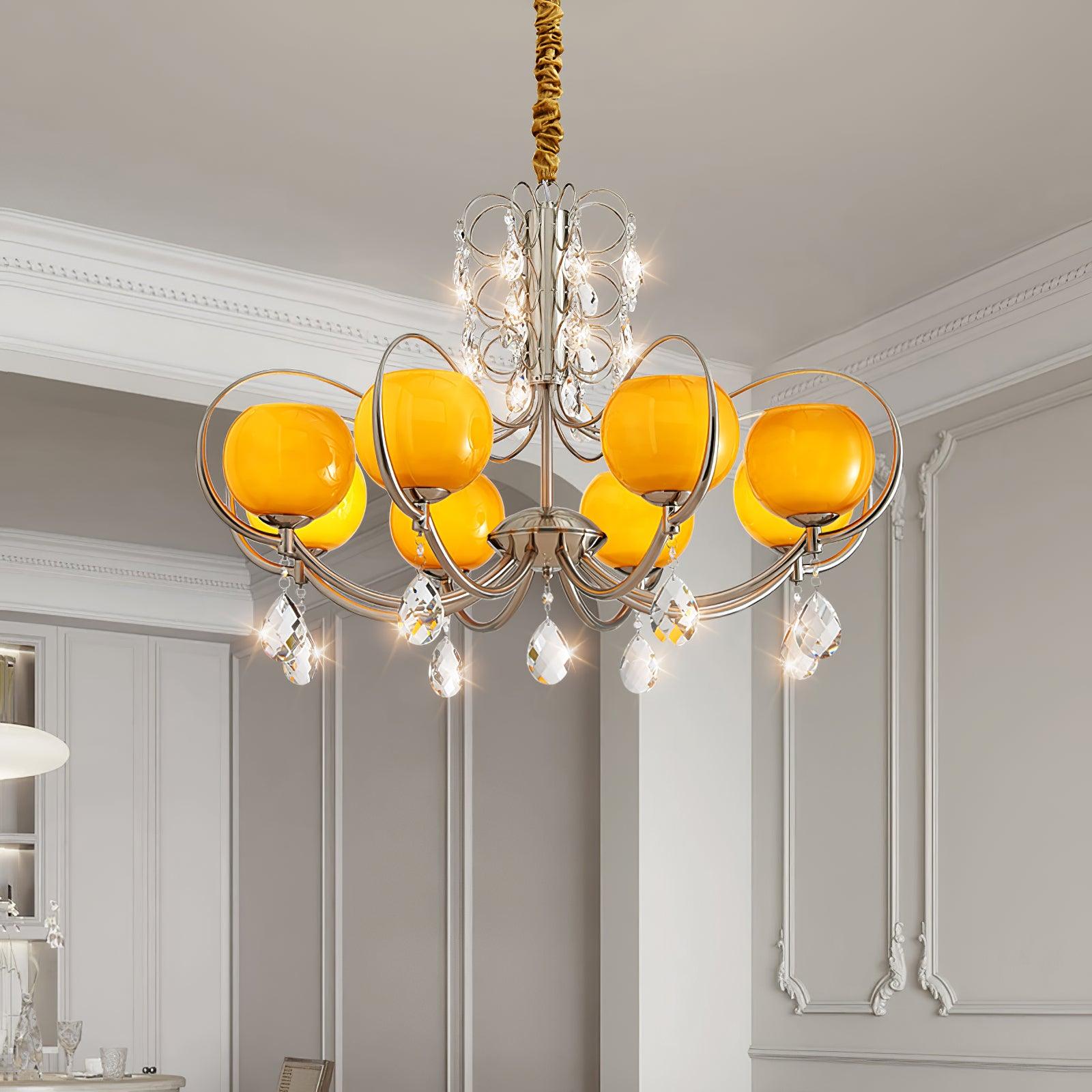 Jude Luxus-Glas-Kronleuchter-Letslighting