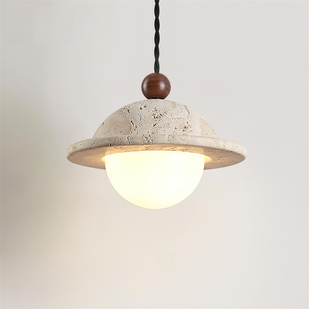 Ritta Donut Pendant Light Travertine - Letslighting