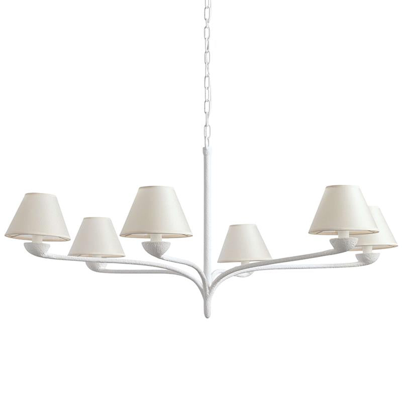 Upturn Elegance Vintage Resin Stoff Kronleuchter-Letslighting